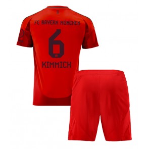 Bayern Munich Joshua Kimmich #6 Dětské Domácí dres komplet 2024-25 Krátký Rukáv (+ trenýrky)